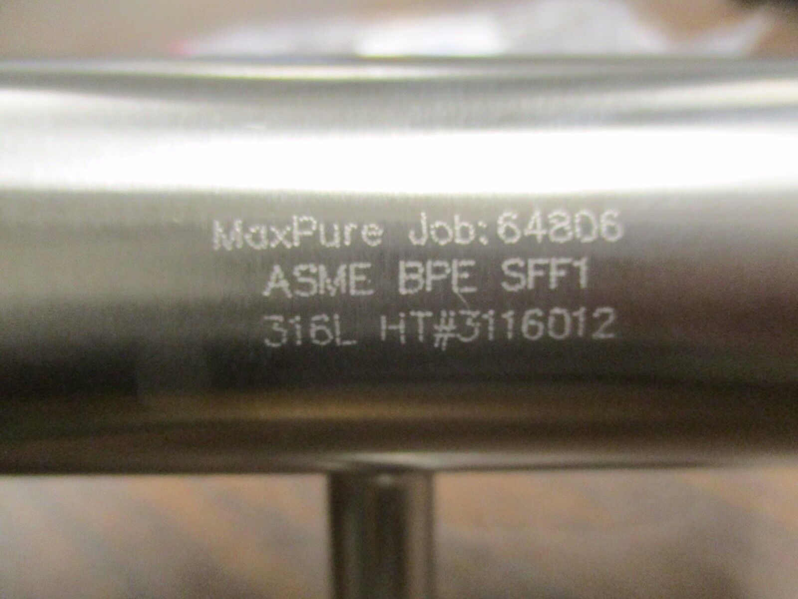 MaxPure Stainless Steel Reducing Tee TEG7R6L1.5X.5-PL Size: 1.5" to 0.5" New Sur
