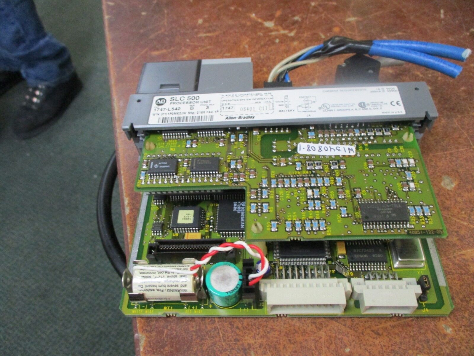 Allen-Bradley SLC 500 Processor Unit 1747-L542 Ser. B Proc. Rev.3 Used