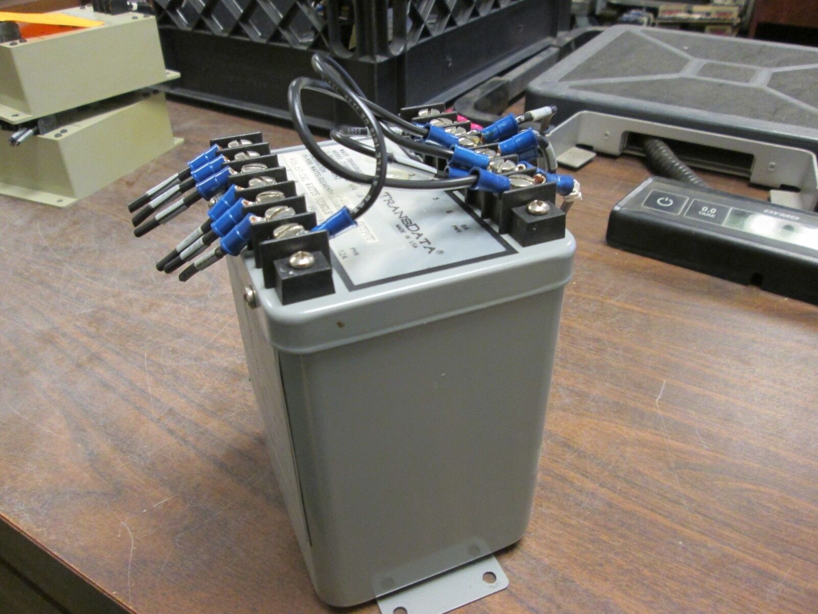 TransData Watt Transducer 25WP552 3Ph 4W 2 1/2 Element 5A 120V 60Hz Used