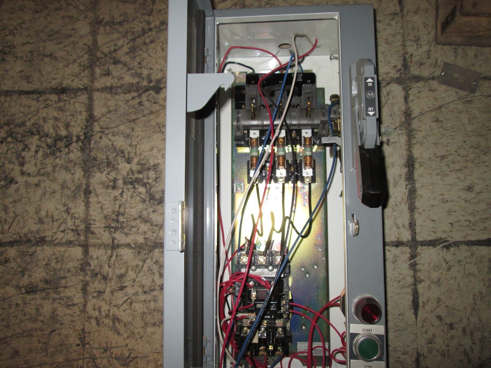 Allen-Bradley Fusible Combination 509-AOA Size 0 Coil Voltage 120V Used