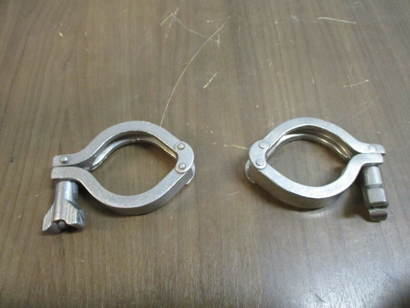 Misc. Brand Stainless Steel Sanitary Clamp Size: 2" *Lot of 2* Used