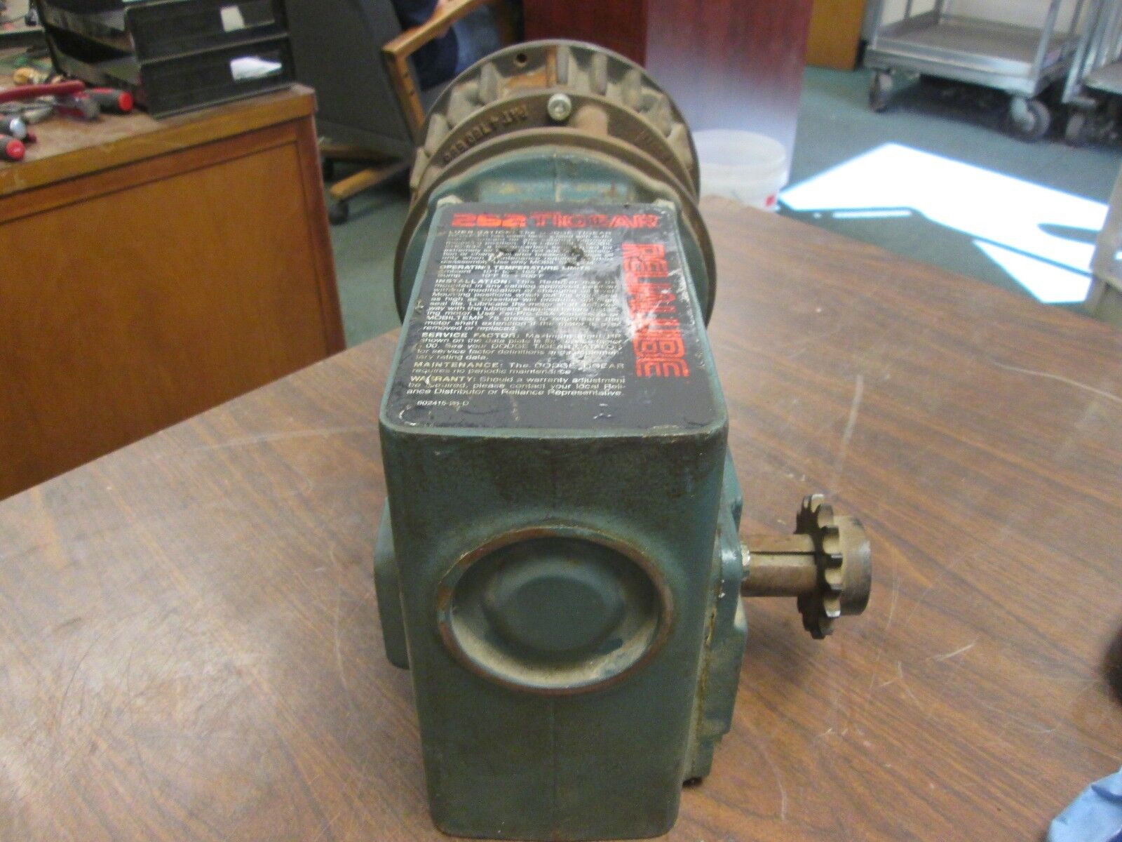 Dodge Reducer w/ Clutch Brake 140/262-20 Ratio 20:1 Horton 801624 Clutch Brake