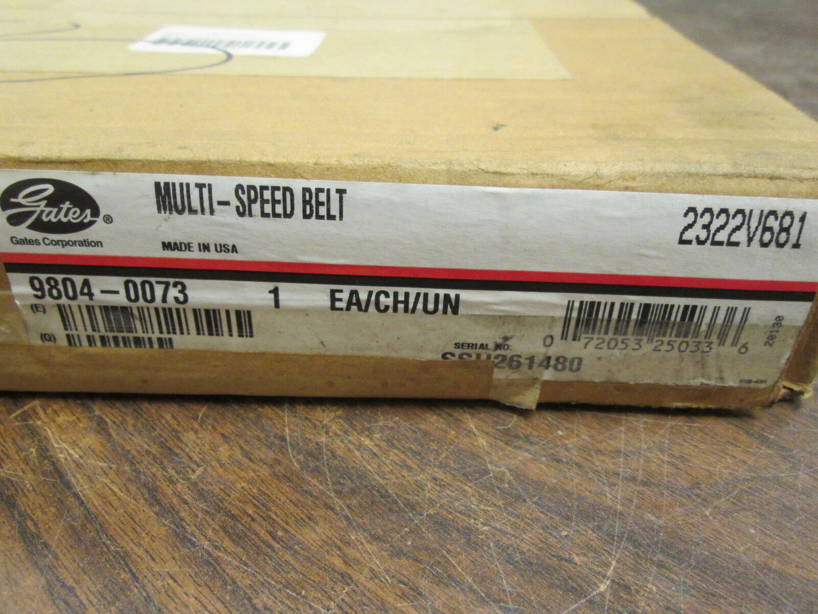 Gates Multi-Speed Belt 2322V681 New Surplus