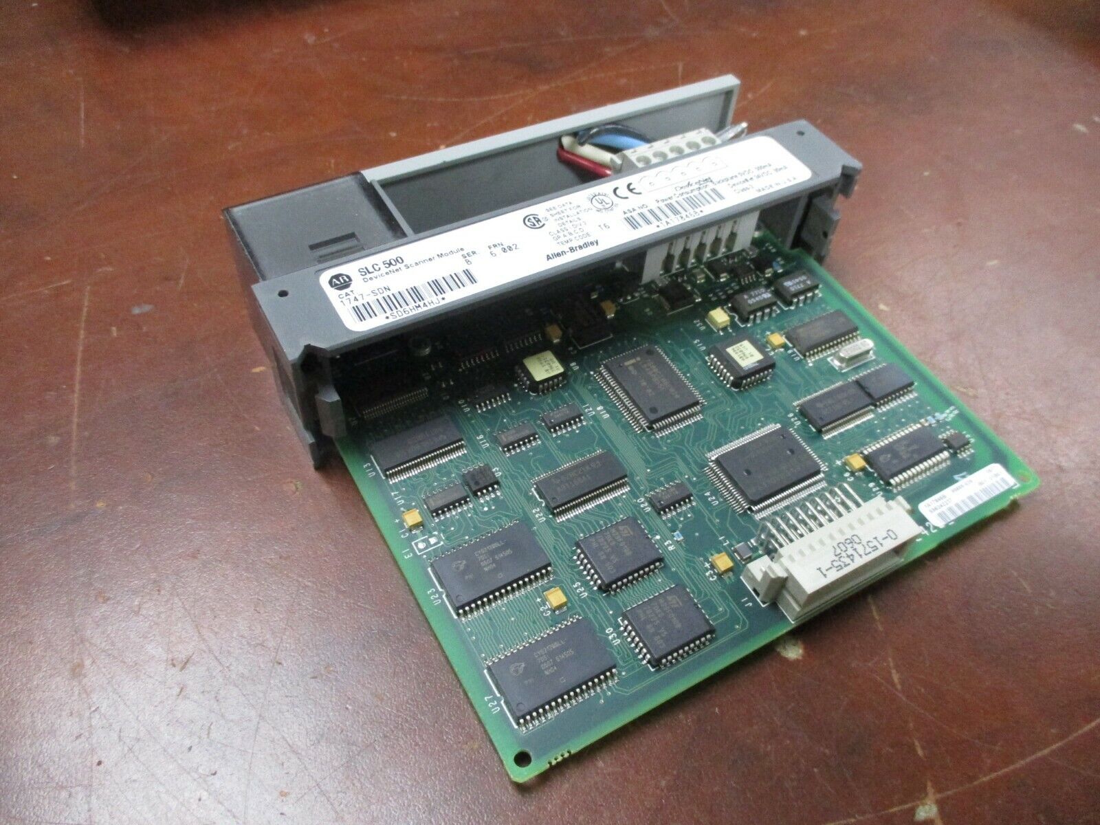 Allen-Bradley SLC 500 DeviceNet Scanner Module 1747-SDN Ser. B FRN. 6.002 Used