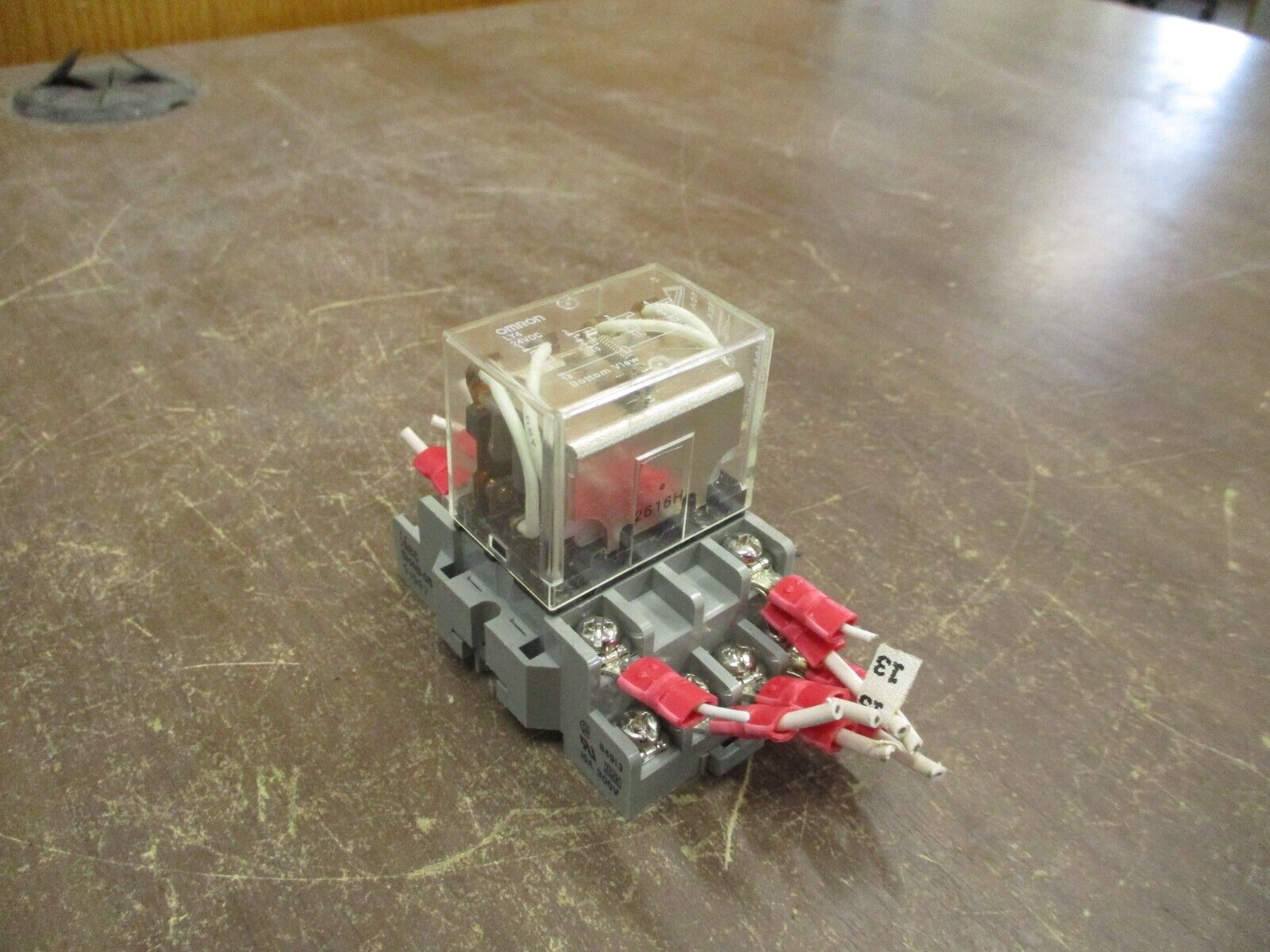 Omron Relay LY4 24VDC Coil w/ Base Used