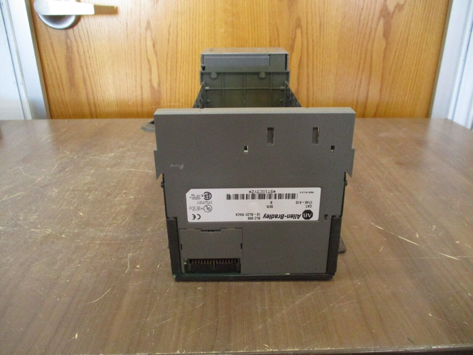 Allen-Bradley SLC 500 PLC Rack w/ Power Supply 1746-A10/1746-P2 10-Slot Used