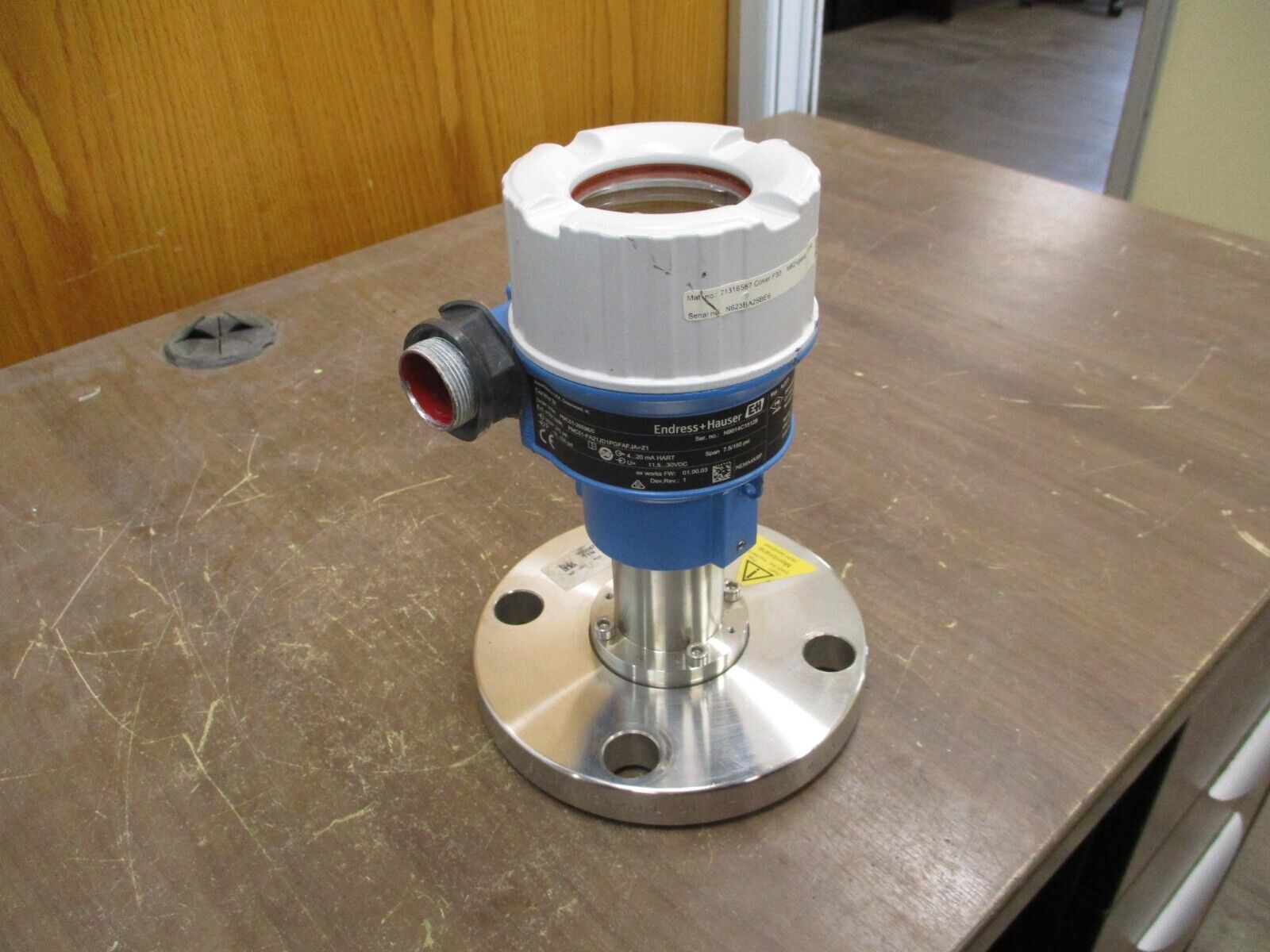 Endress + Hauser Cerabar M Pressure Transmitter PMC51-26598/0 Rev. 1 Used