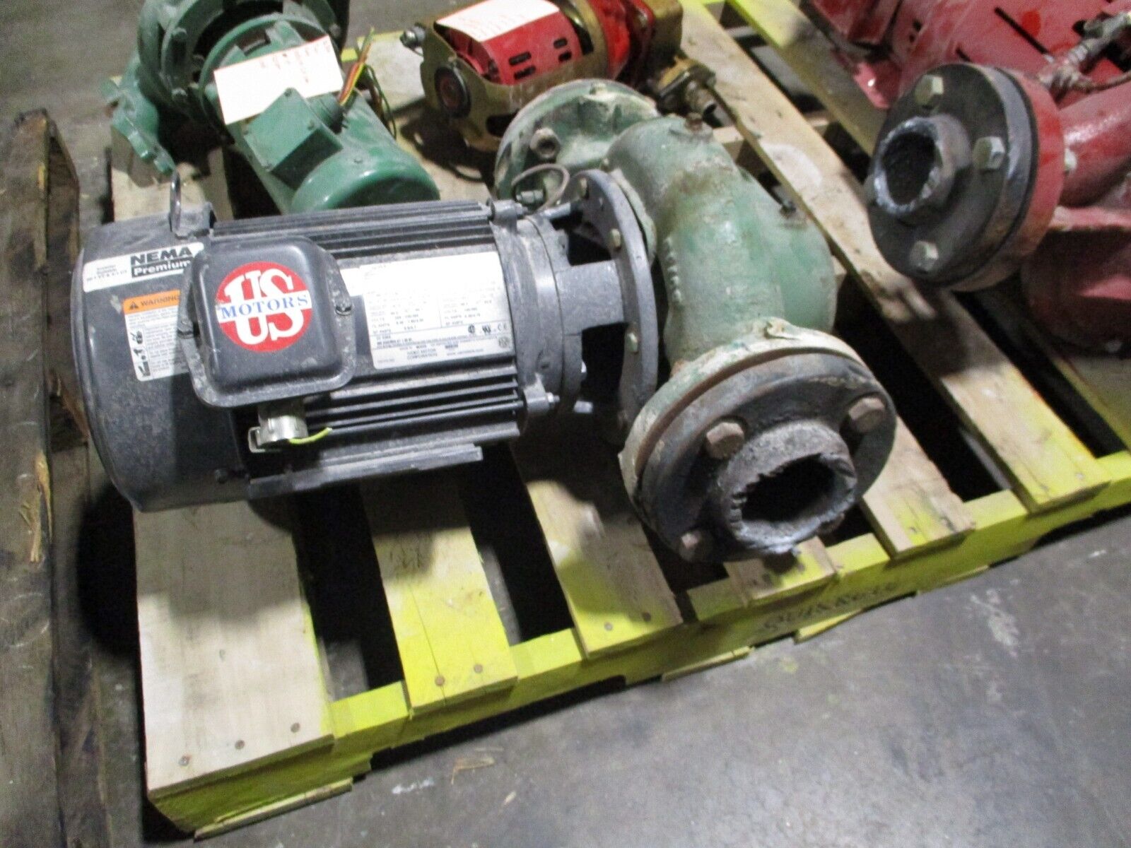 Taco Pump VI3007 3HP 1750RPM 6GPM 40Ft Head Used