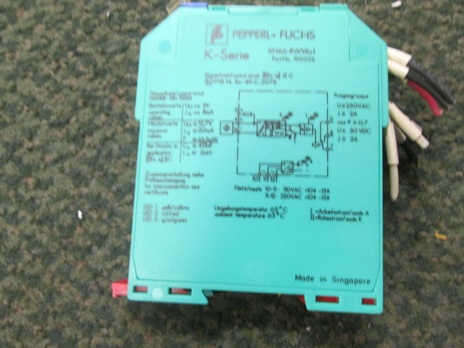 Pepperl + Fuchs Safety Relay KHA6-RW1/Ex1 Used