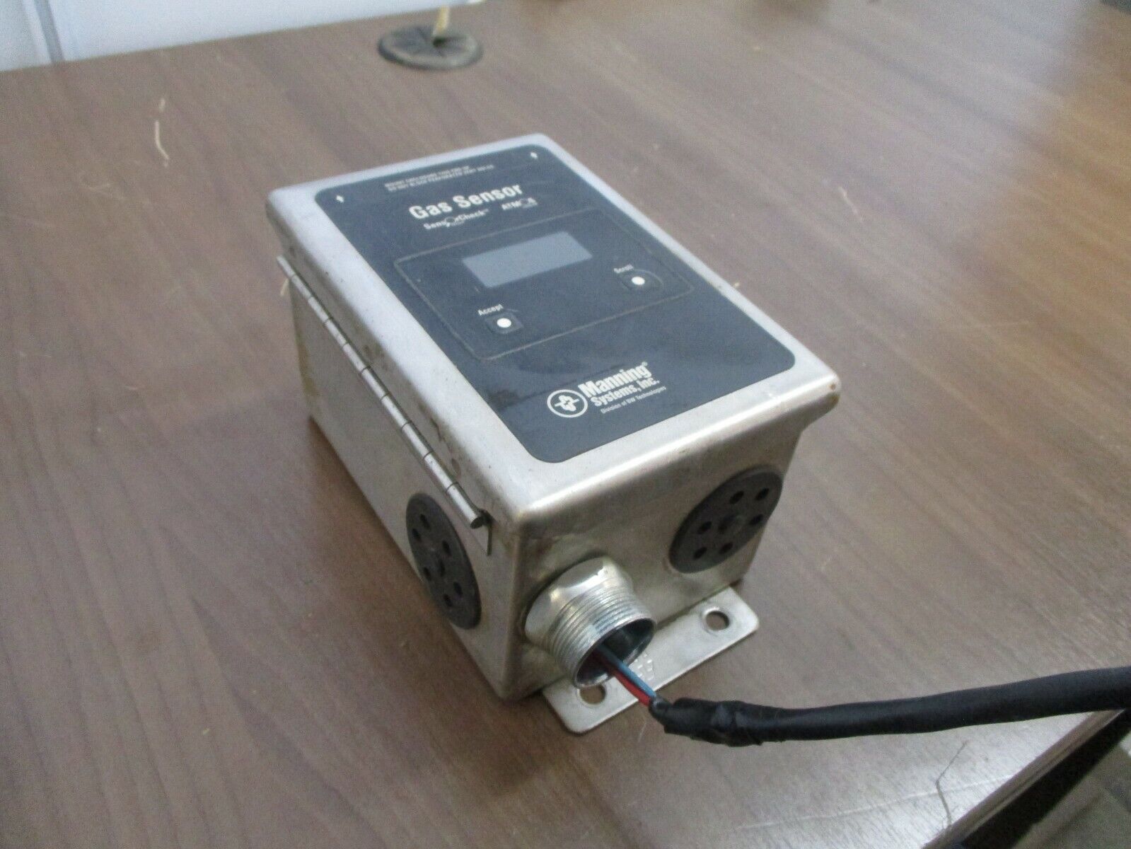 Honeywell Analytics Manning Ammonia Gas Sensor EC-F9-NH3 24VDC 500mA Used