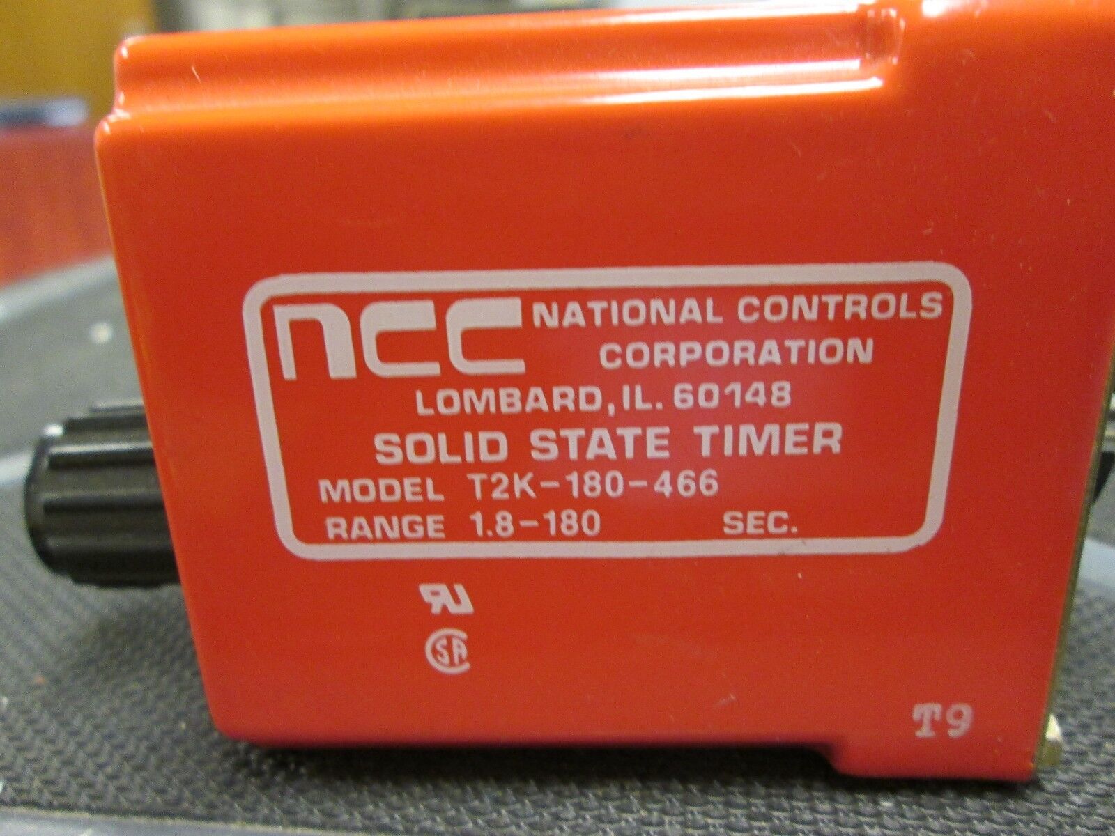 NCC  Solid State Timer  T2K-180-466  Range 1.8-180 Sec