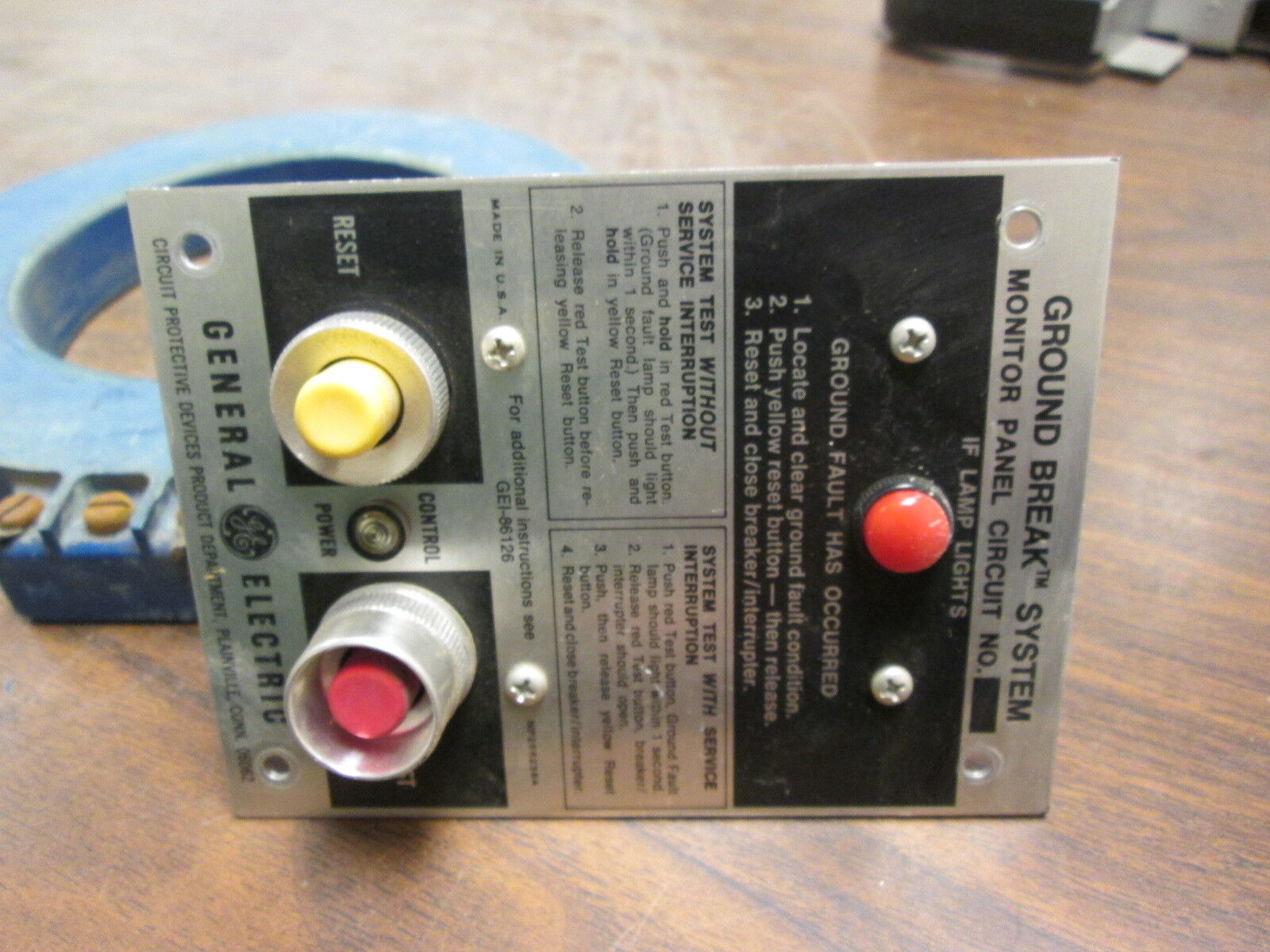 GE Ground Break System TGS0005/TGSR12Z/TGSMP Used