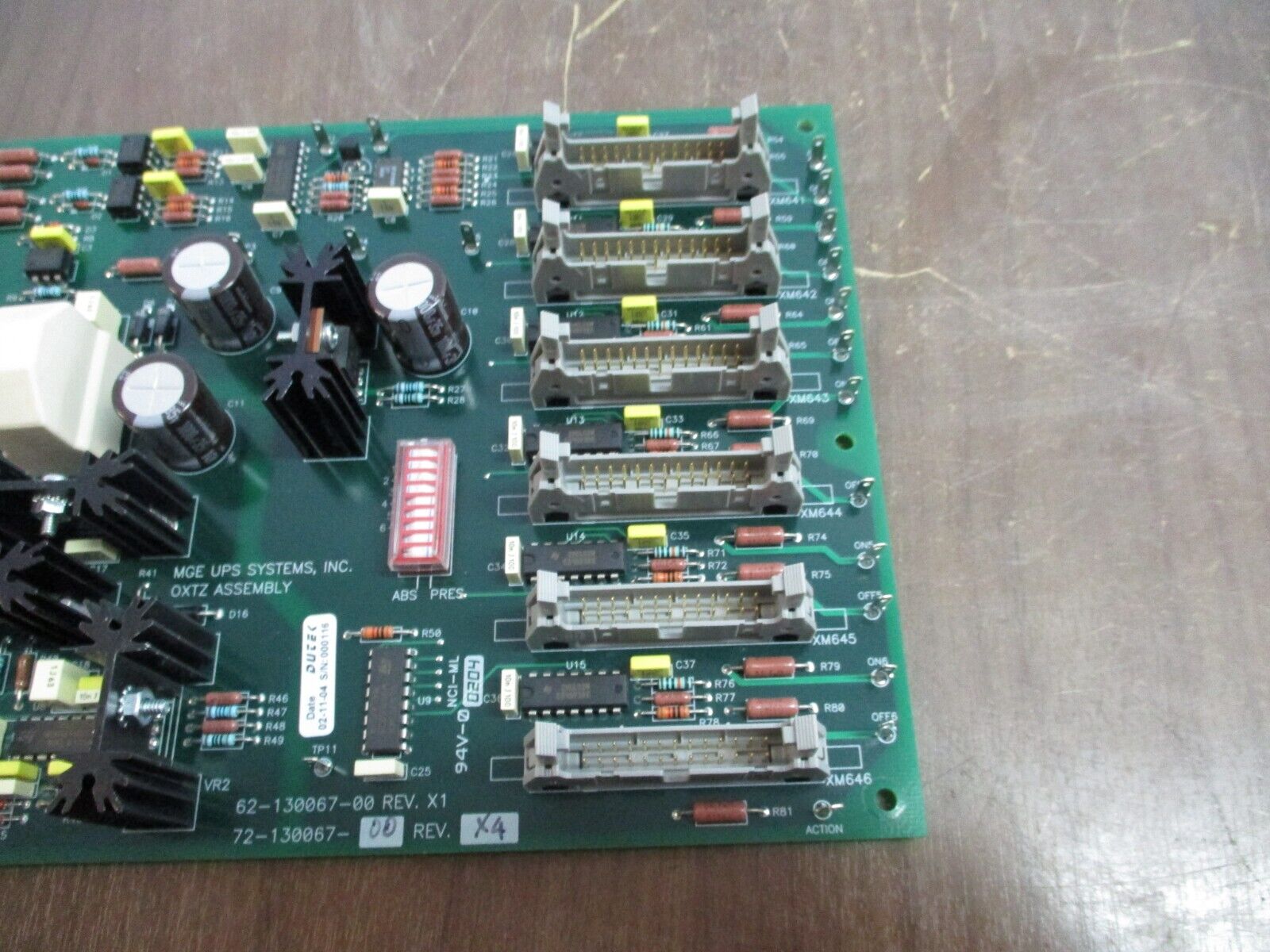 MGE OXTZ Assembly 72-130067-00 Rev. X4 Used