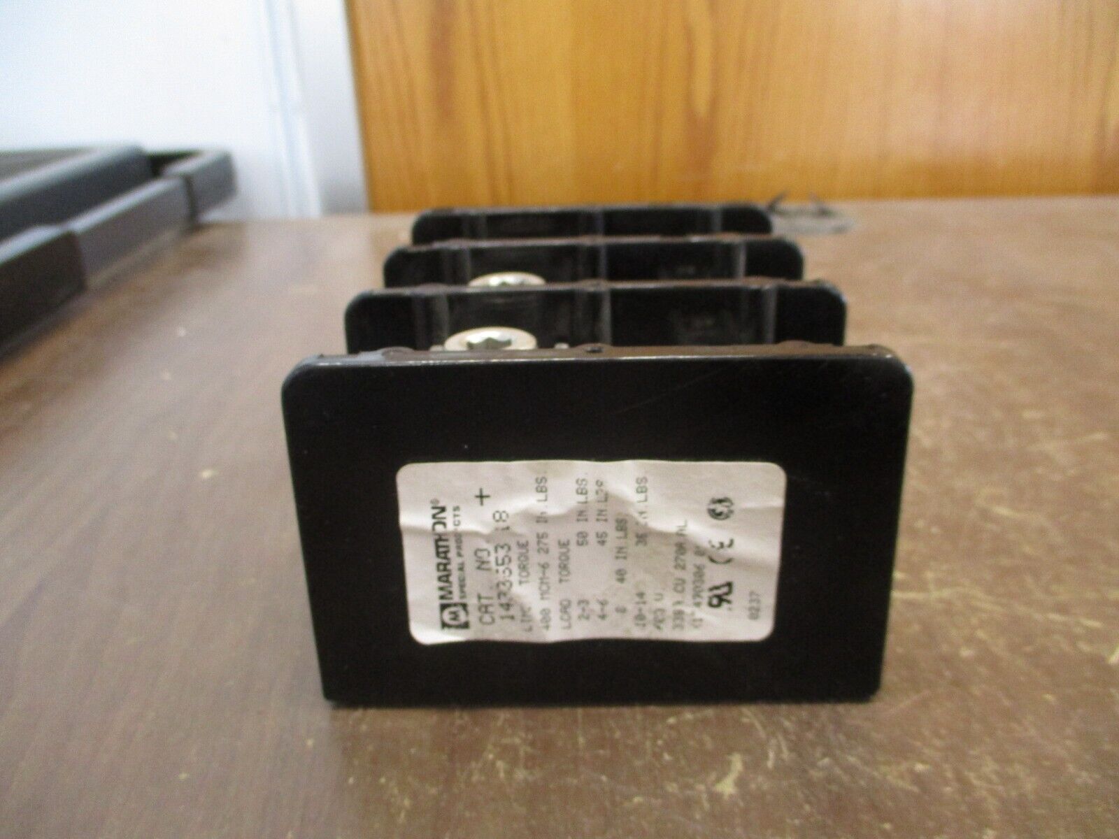 Marathon Power Distribution Block 1433553 18 335A 600V 3P Line: 400MCM-6 Used