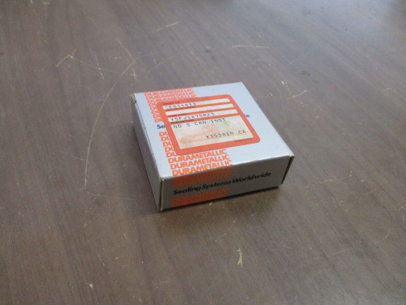 Durametallic No 5 Carbon Insert Y5FJ1875MZ3 New Surplus