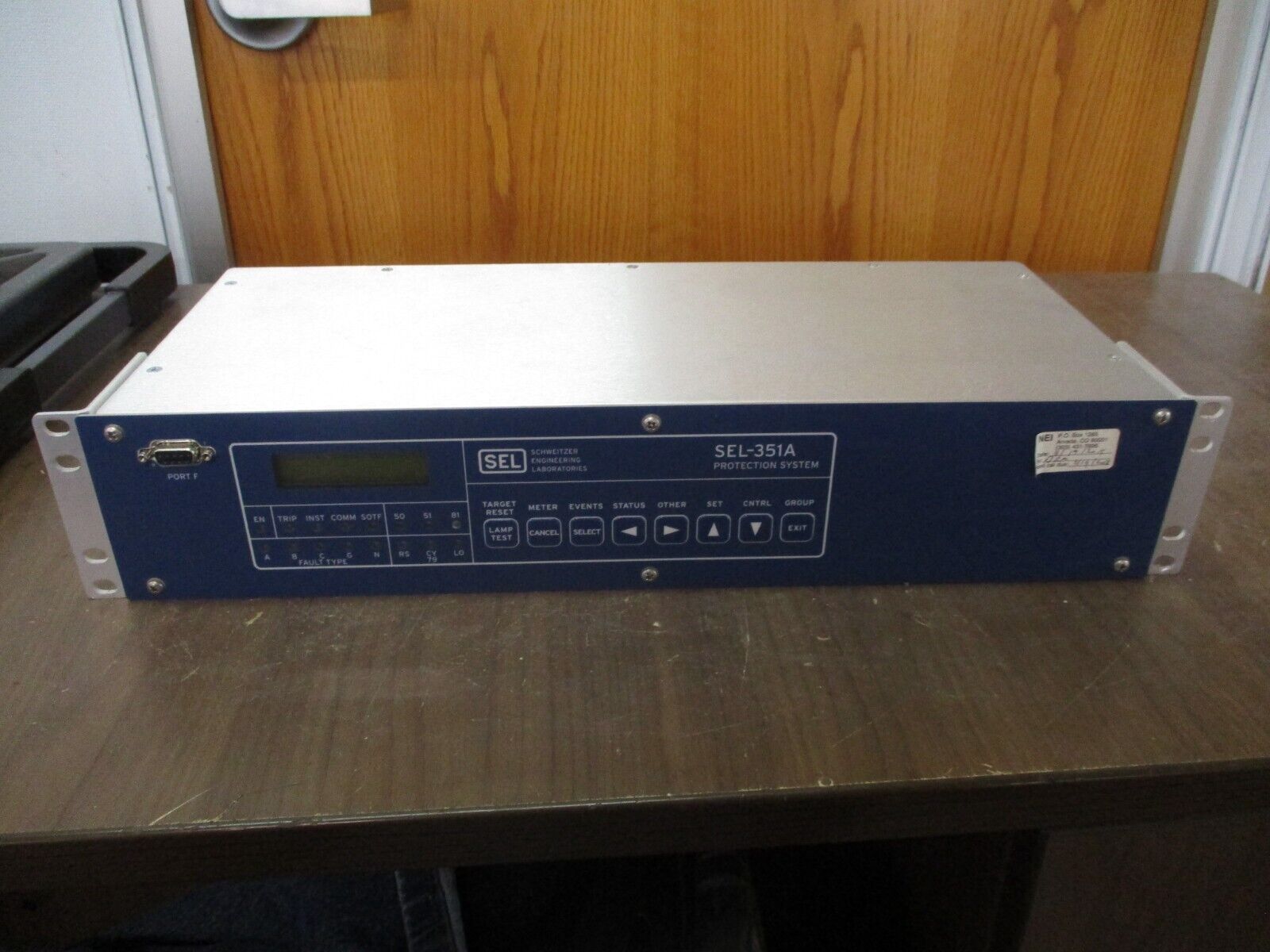 SEL SEL-351A Protection System 0351A0H0X2A11X1 Supply: 24/48VDC Logic: 24VDC