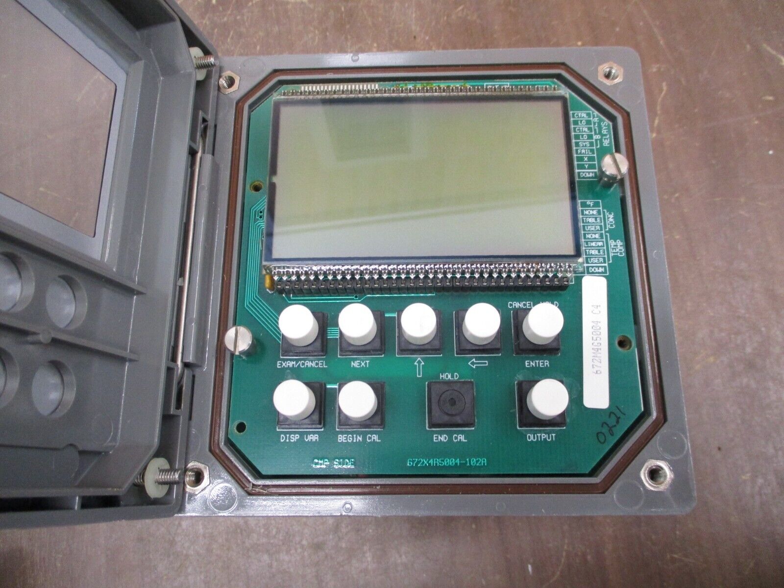 Great Lakes Instruments Model 672E Conductivity Analyzer 672E3F1C0N 115V 50/60Hz