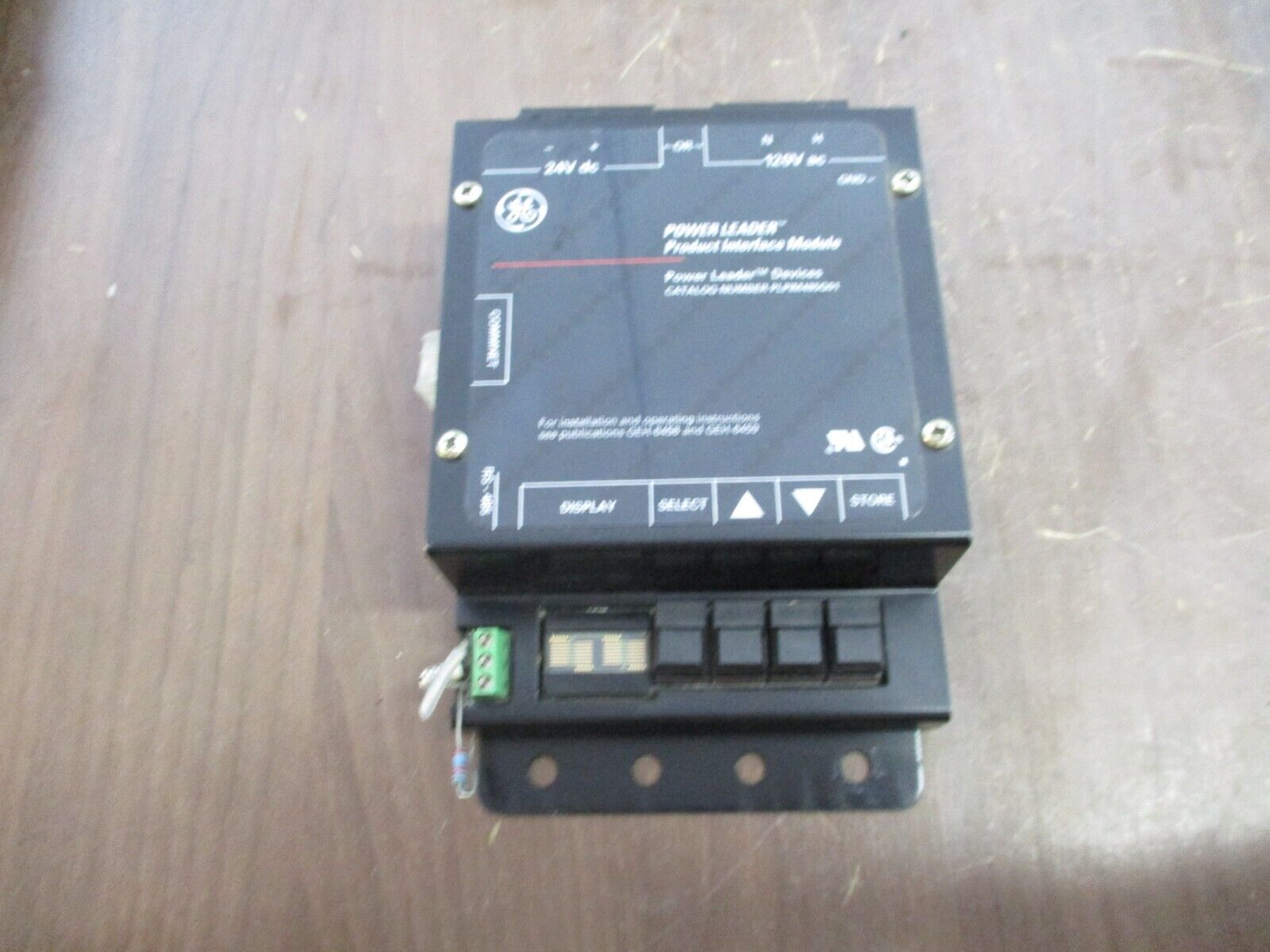 GE Power Leader Product Interface Module PLPIM485G01 120VAC 24VDC Used