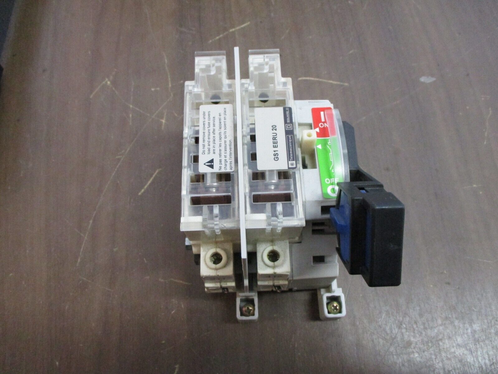 Schneider Electric Fusible General Purpose Switch GS1EERU20 30A 600V 1Ph Used