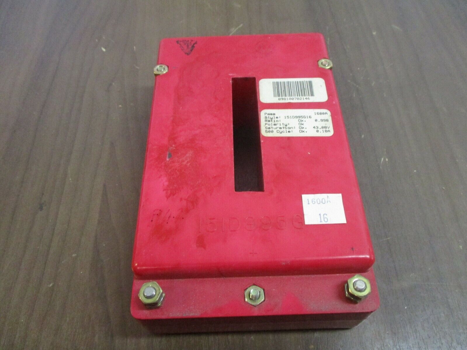 Westinghouse Current Sensor 151D995G16 1600A Used
