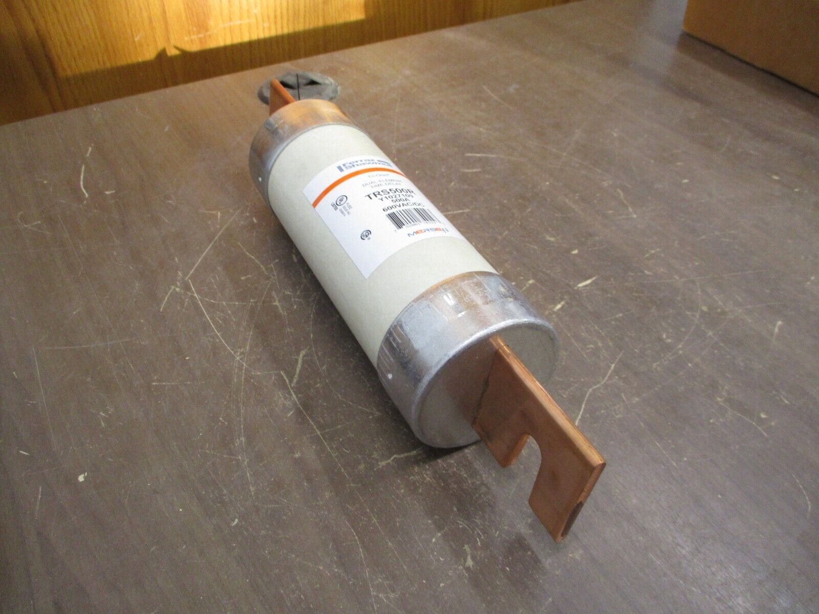 Mersen Tri-onic Fuse TRS500R 500A 600V New Surplus
