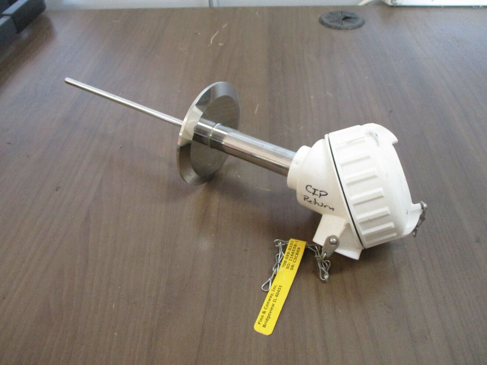 Fin & Conway RTD Assembly R5T185L483-07-CIP-4-5-63, T-440-385U-S(30-230)F Used