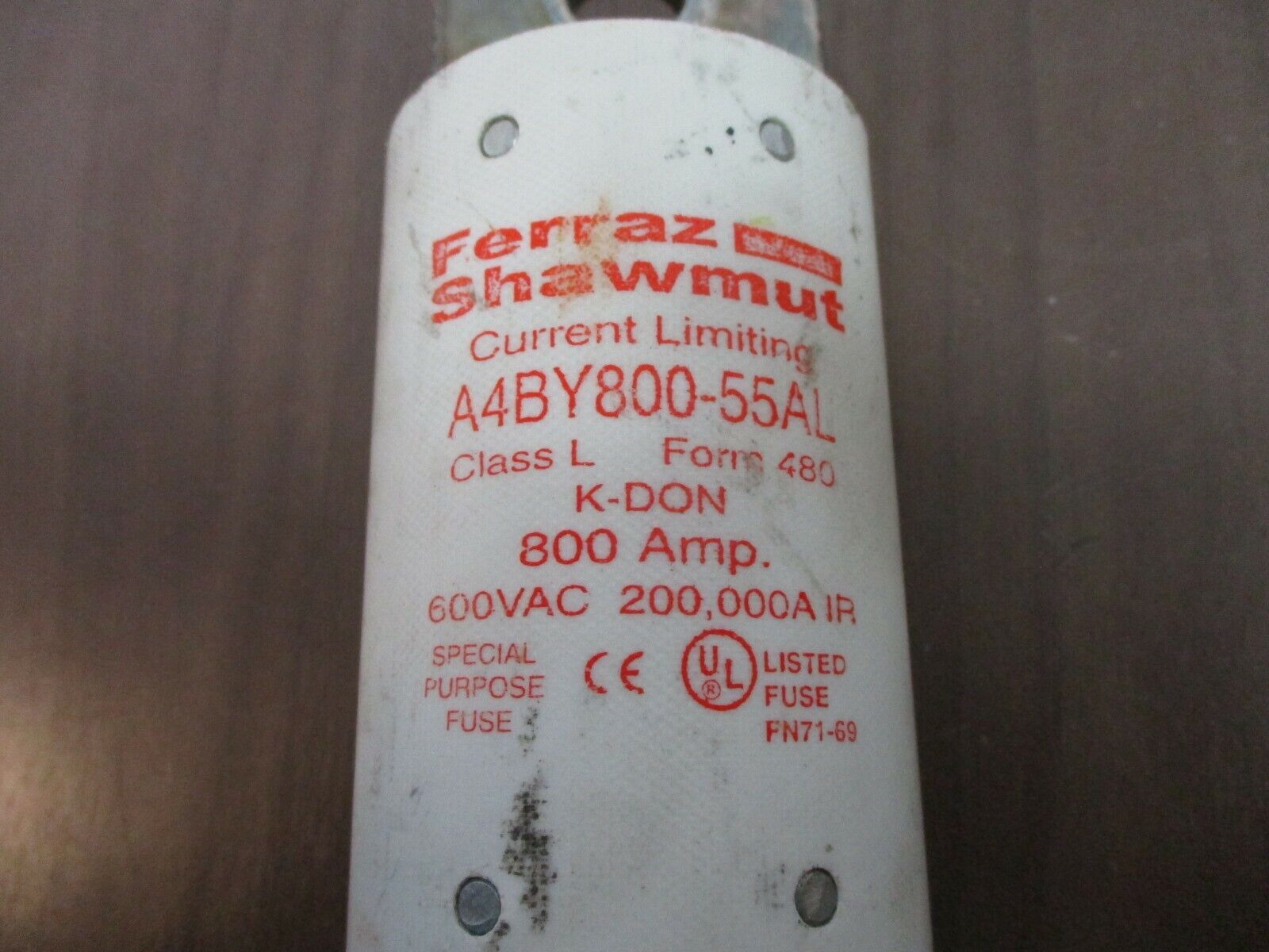 Ferraz Shawmut Fuse A4BY800-55AL 800A 600V Used