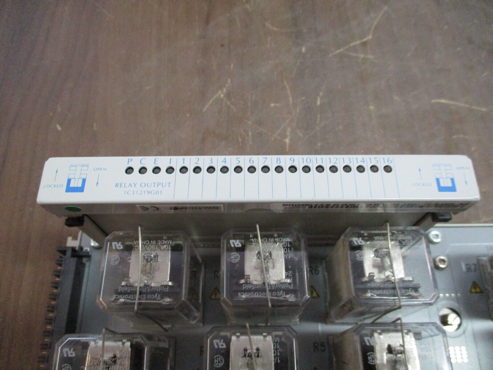 Tyco/Emerson Ovation Relay Assembly 5A26458G05 Rev. 09 *Missing (1) Relay* Used