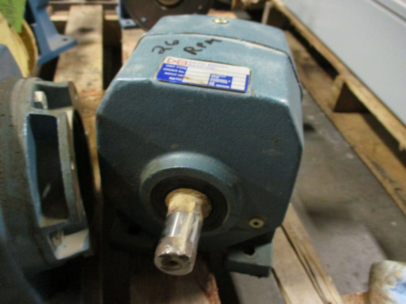 David Brown Radicon Gear Reducer M04207.BANU Ratio 66.55:1 Used