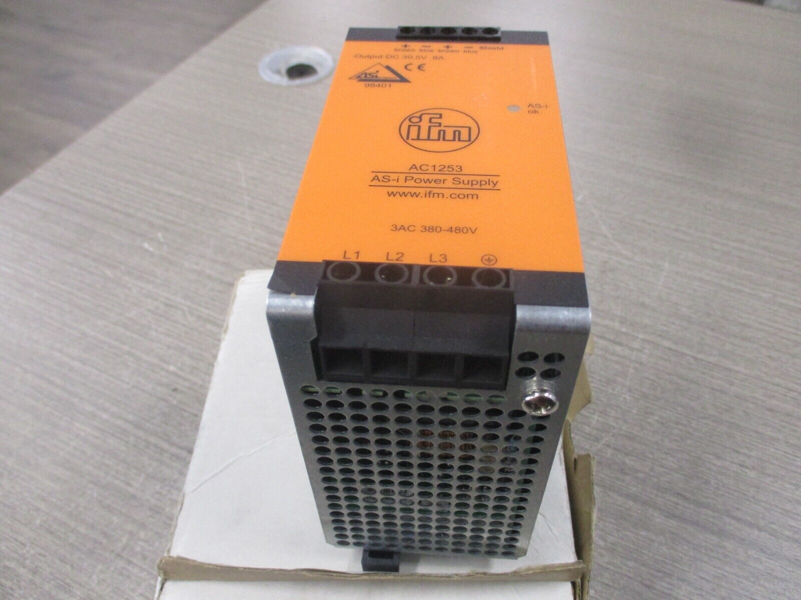 IFM AS-i Power Supply AC1253 Output: 30.5V 8A 244W New Surplus