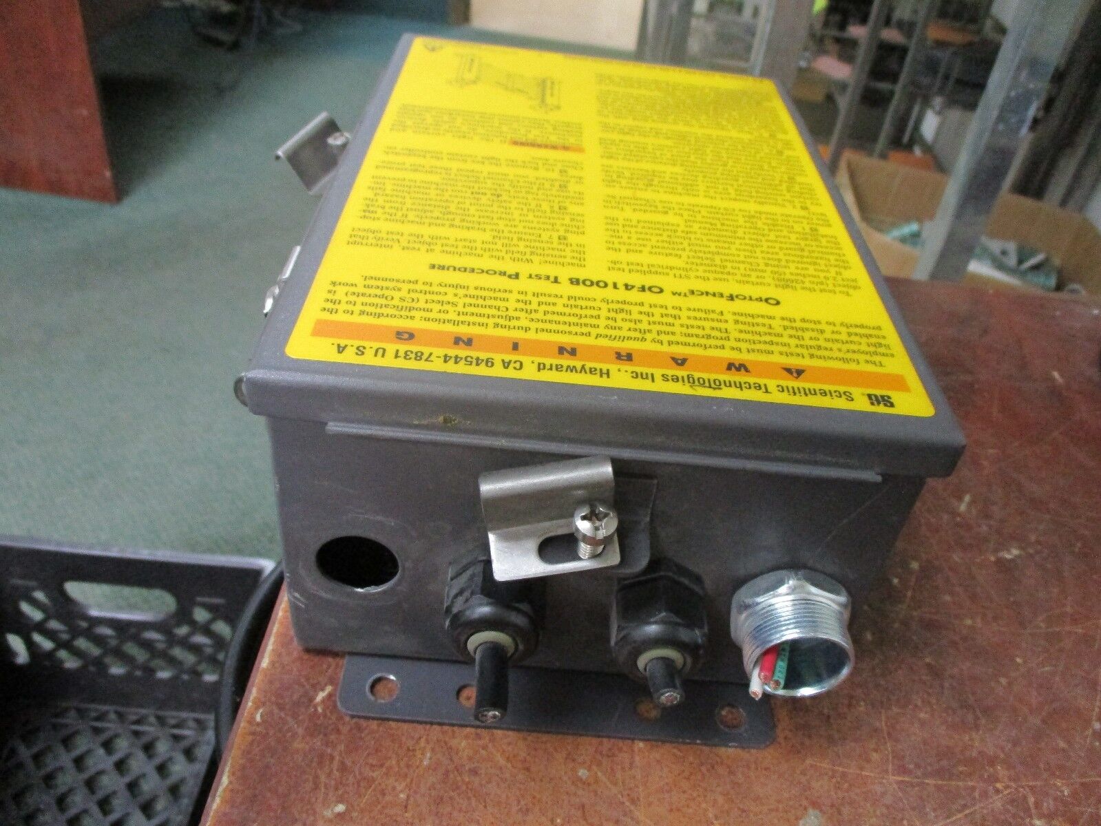 STI Optofence-B Control OF4124B-2 115V 50/60Hz 0.250A Used
