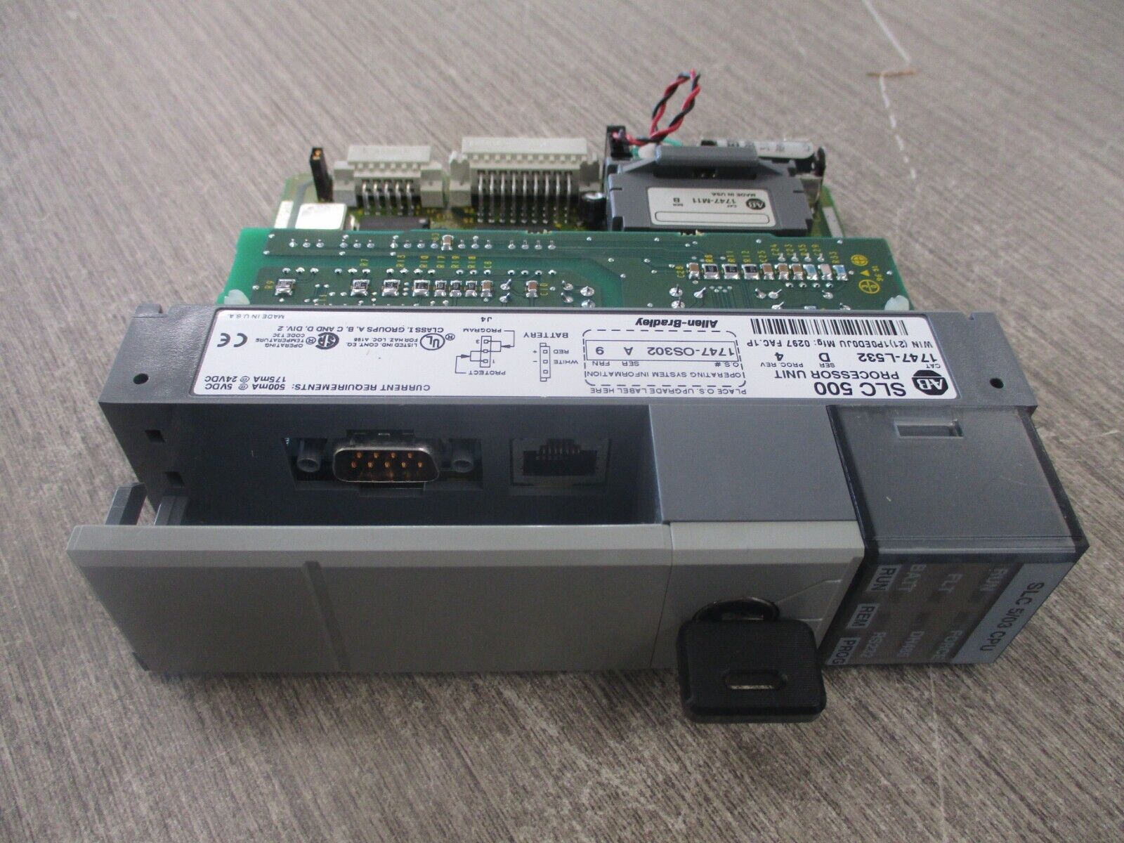 Allen-Bradley SLC 500 Processor Unit 1747-L532 Ser. A Proc. Rev. 4 FRN 9 Used