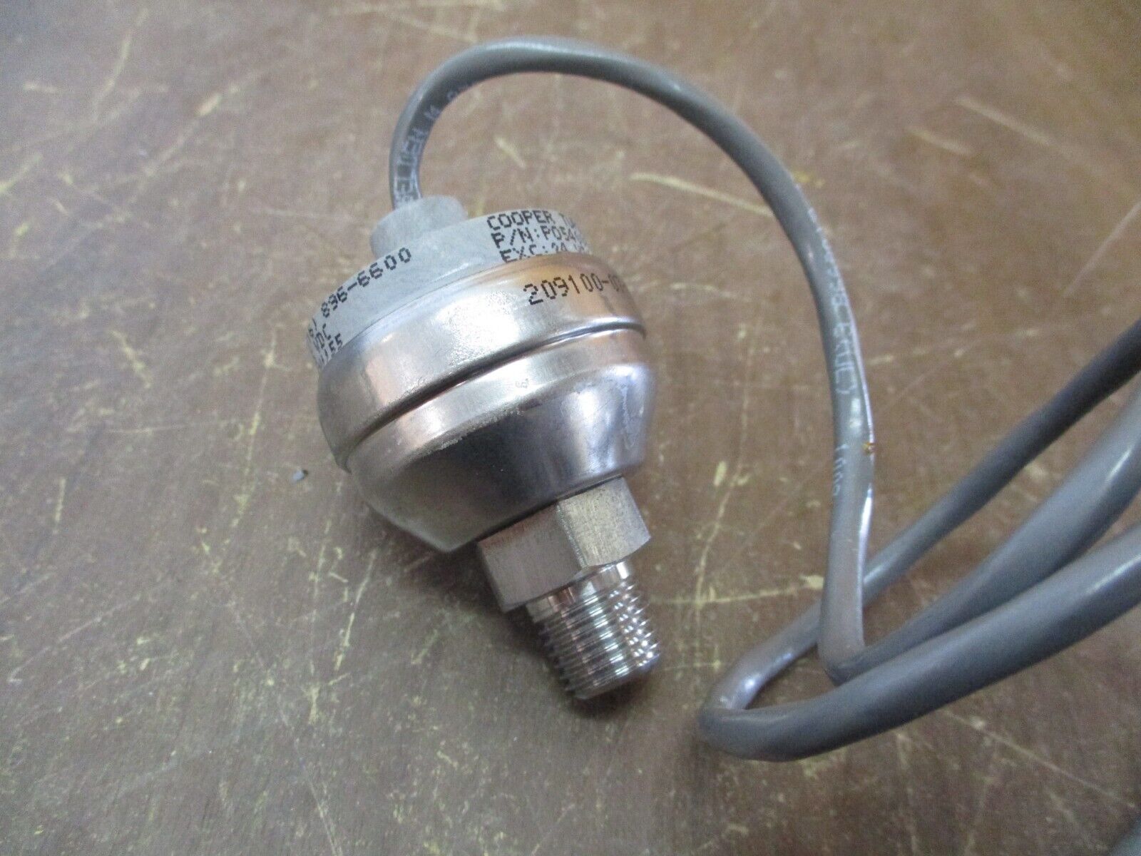 Cooper Turbo Compressor PO540089-00111 Range: 0-200 PSIG Output: 1-5VDC Used