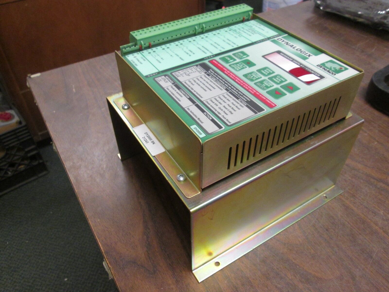 Dynaco DynaLogix Door Logic Controller DY2000 24V 50/60Hz 24VA Used