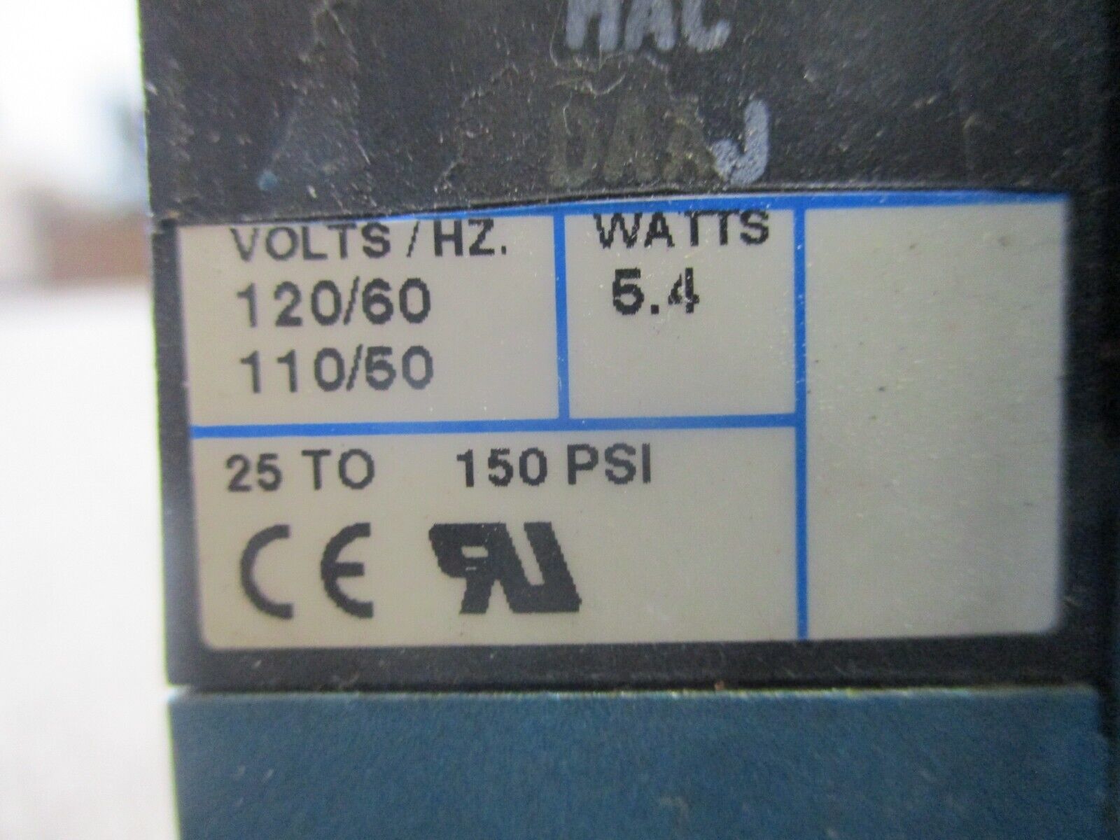 MAC Solenoid Valve 82A-BC-000-TM-DAAE-3DA Used