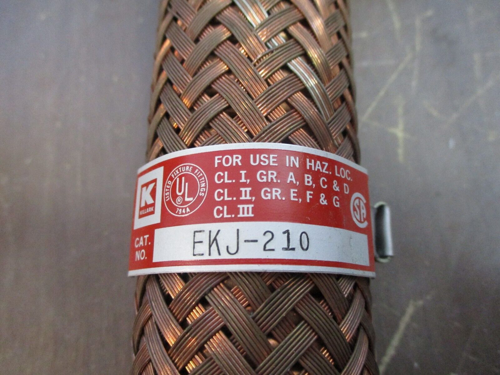 Killark Explosion Proof Flexible Coupling EKJ210 3/4" x 10" New Surplus