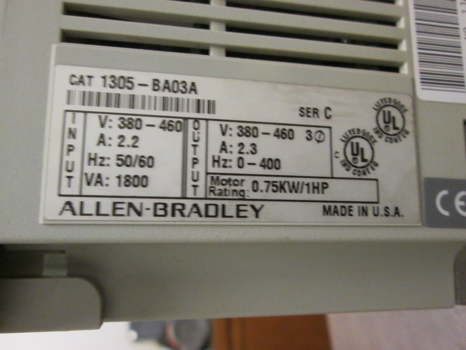 Allen-Bradley AC Drive 1305-BA03A Used