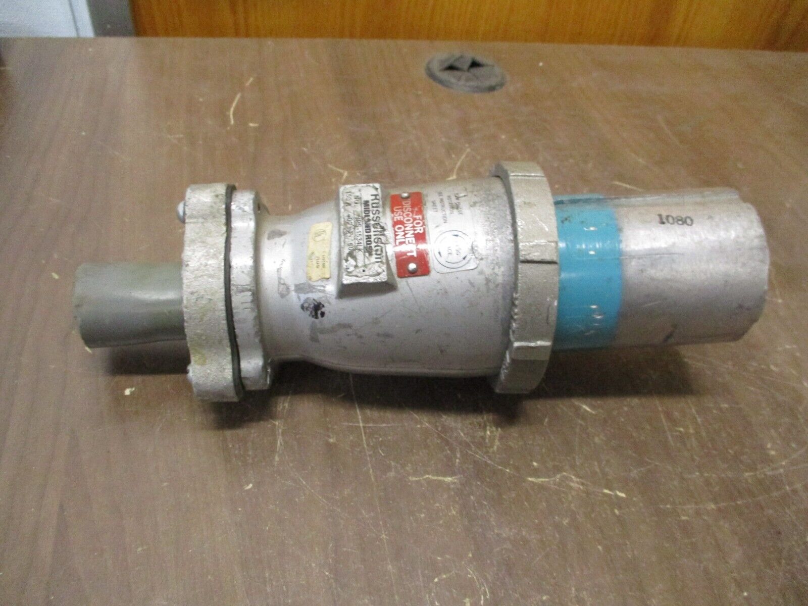 RussellStoll Plug JPS1534LK 150A 600V 3P 4W 400Hz *No Strain Relief* Used