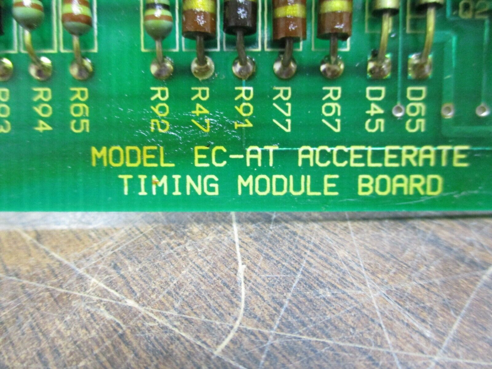 Master Control Systems Accelerate Timing Module Board EC-AT Used