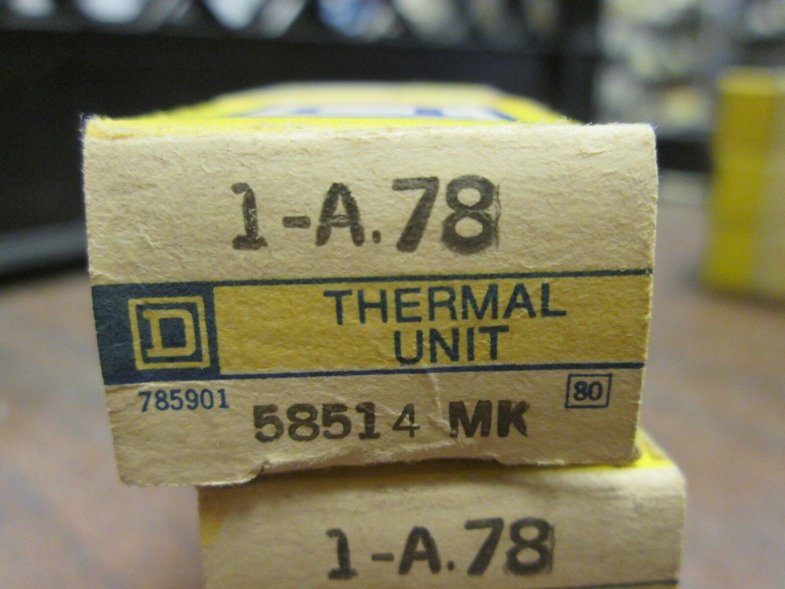 Square D Overload Relay Thermal Unit A.78 Lot of 3 New Surplus