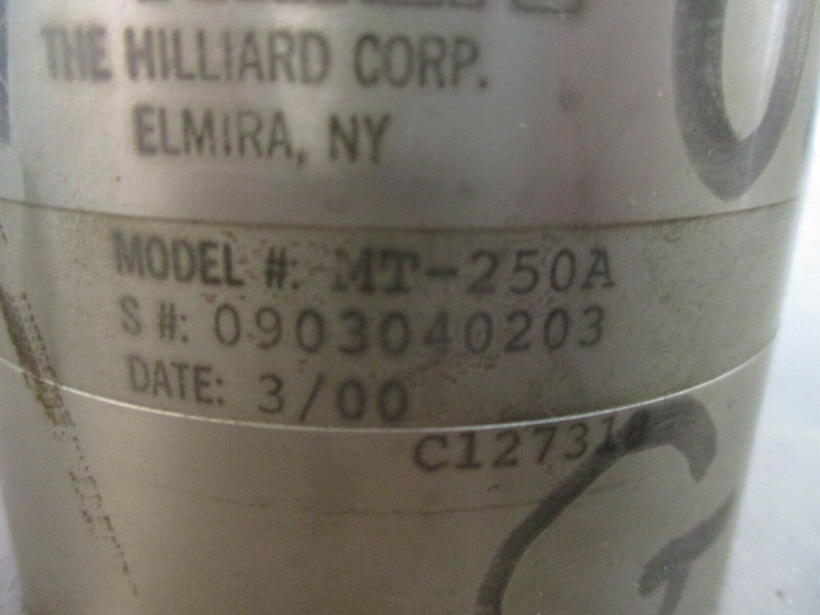 Hilliard Overrunning Clutch MT-250A 400 LB-FT Torque Used