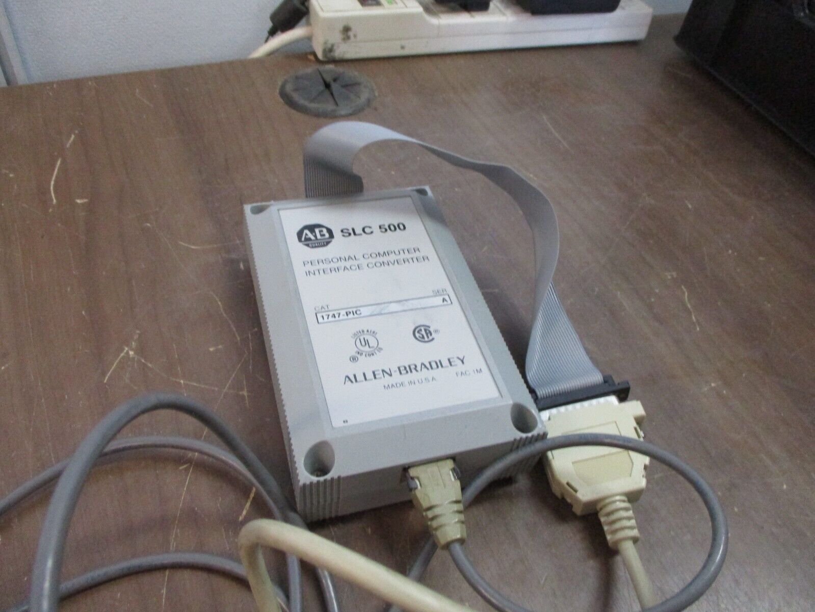 Allen-Bradley SLC 500 Personal Computer Interface Converter 1747-PIC Ser. A Used