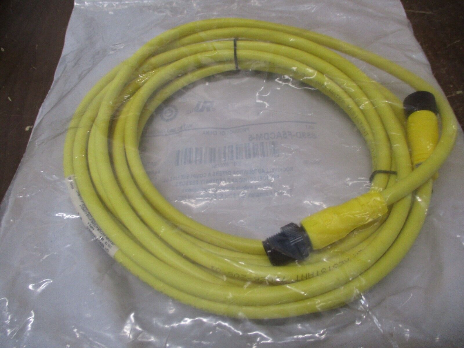 Allen-Bradley QD Cordset 889D-F5ACDM-5 Ser. B 5-Pin DC Micro Straight 5 Meter