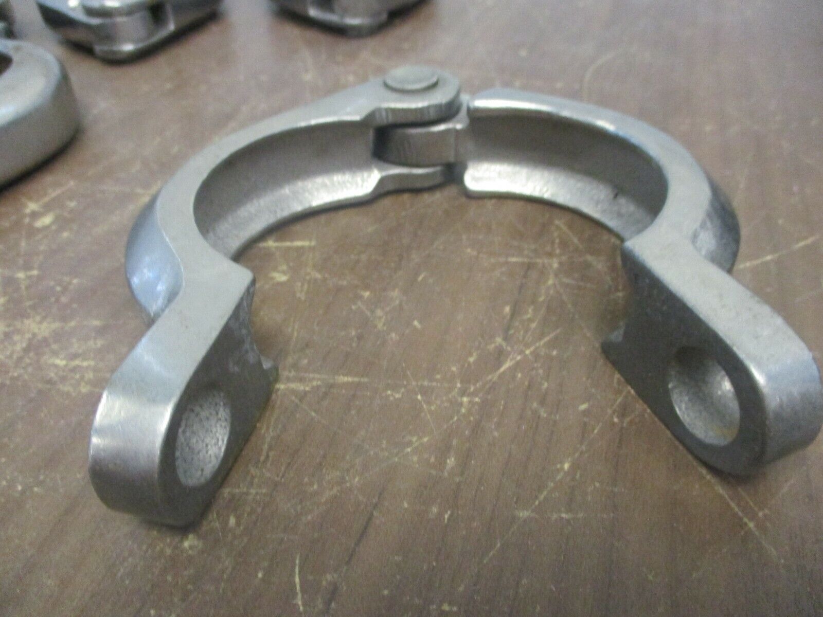 Misc. Brand Stainless Steel Sanitary Clamp Size: 2" Used **No Bolt** *Lot of 5*