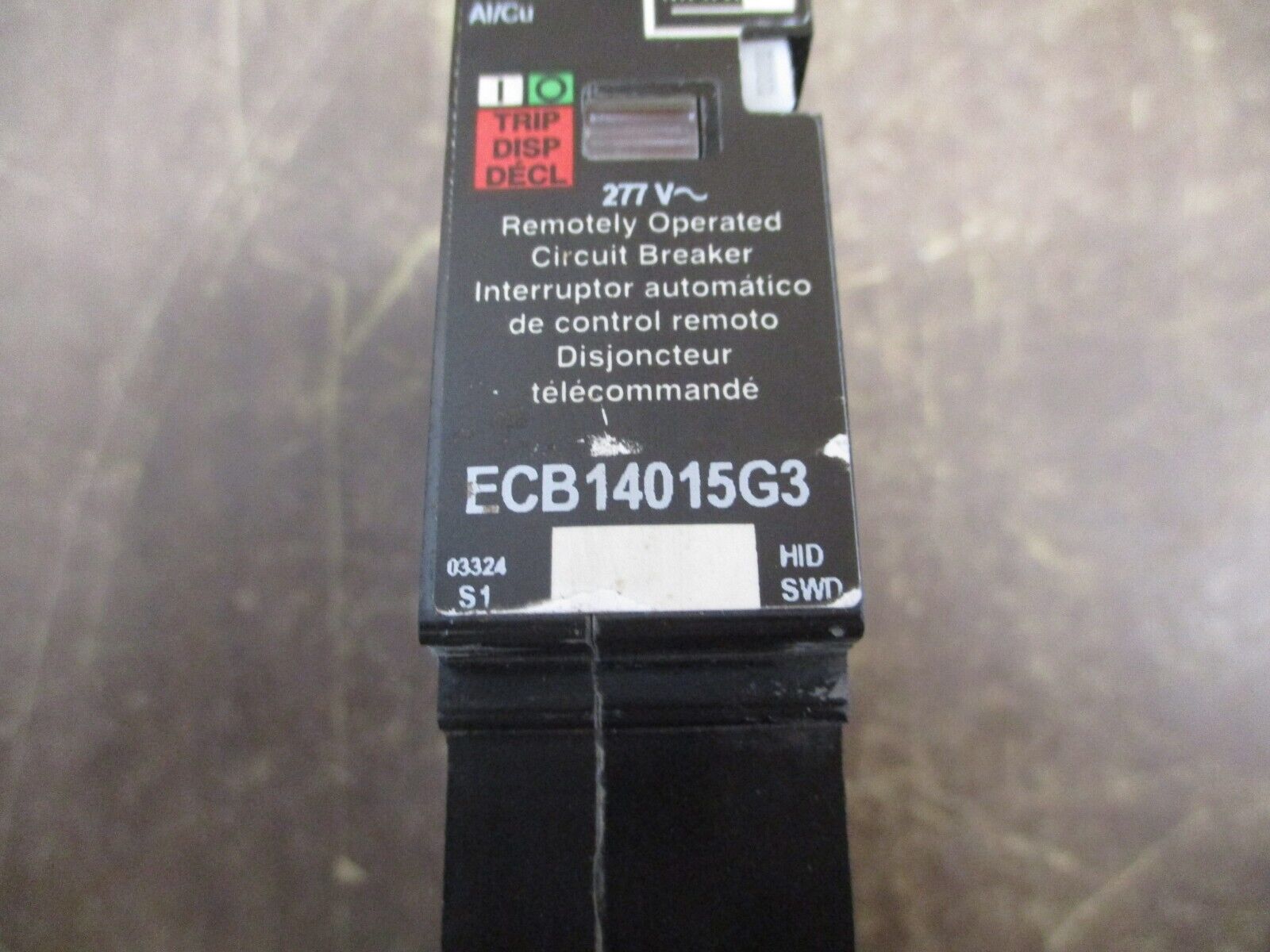 Square D Powerlink Circuit Breaker ECB14015G3 15A 277V 1P *No Screw* Used