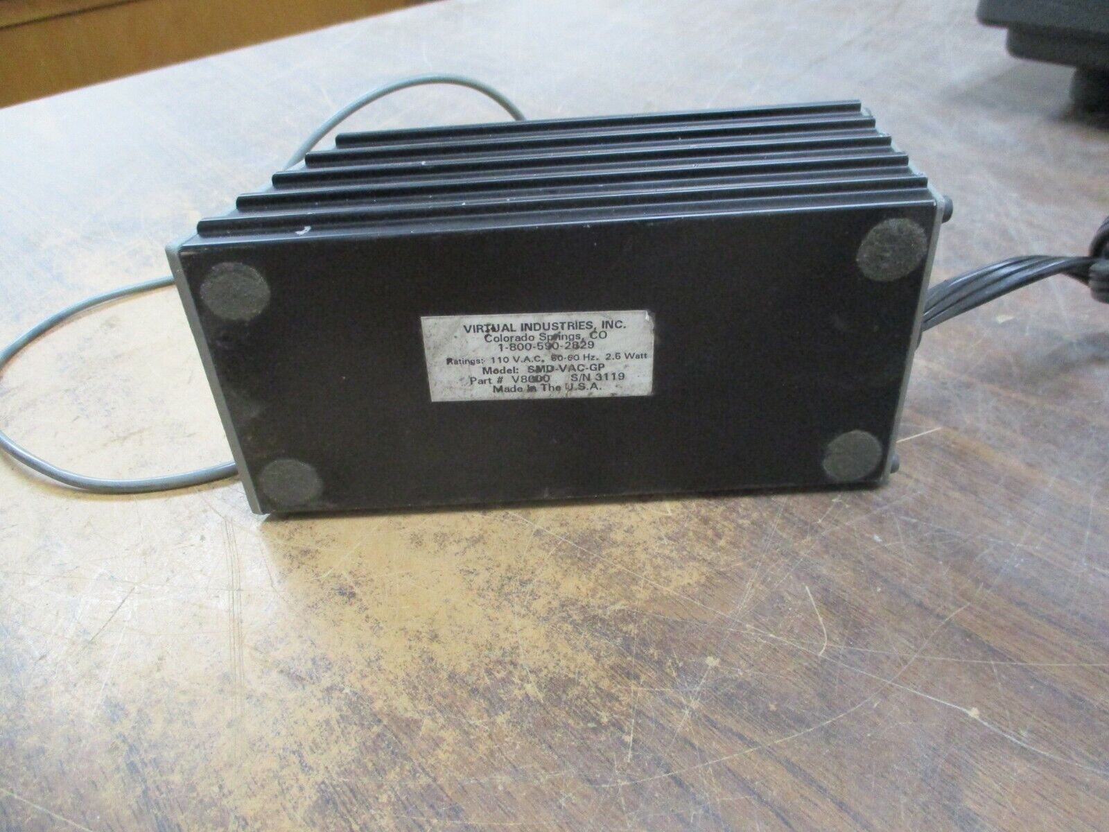 Virtual Industries SMD-VAC-GP Vacuum Handling Tool V8000 110V 50-60Hz 2.5W Used
