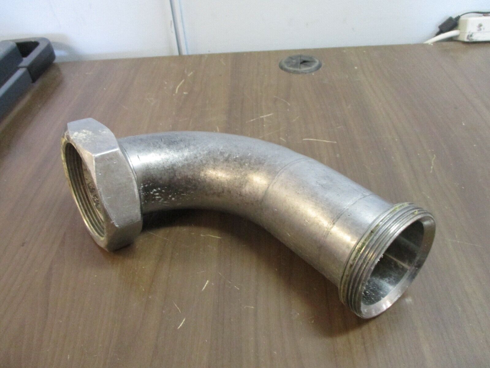 Misc. Brand Stainless Steel 90° Elbow Size: 3" Used