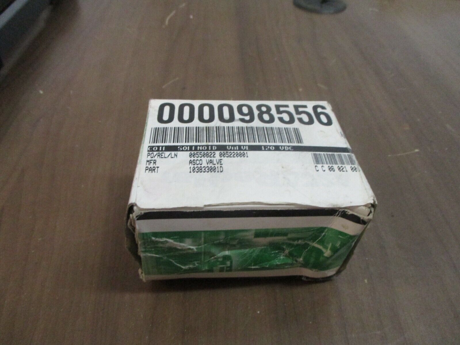 Asco Red Hat Solenoid Coil 103833001D 120V New Surplus