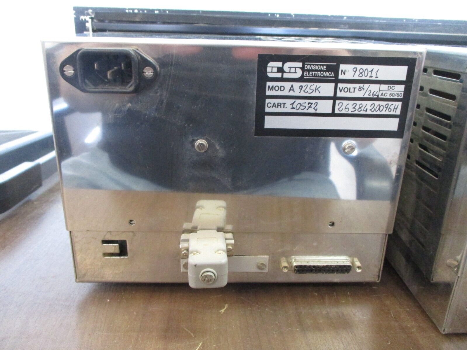 CS Elettronica Operator Interface Panel A925K 84VDC 264VAC Used