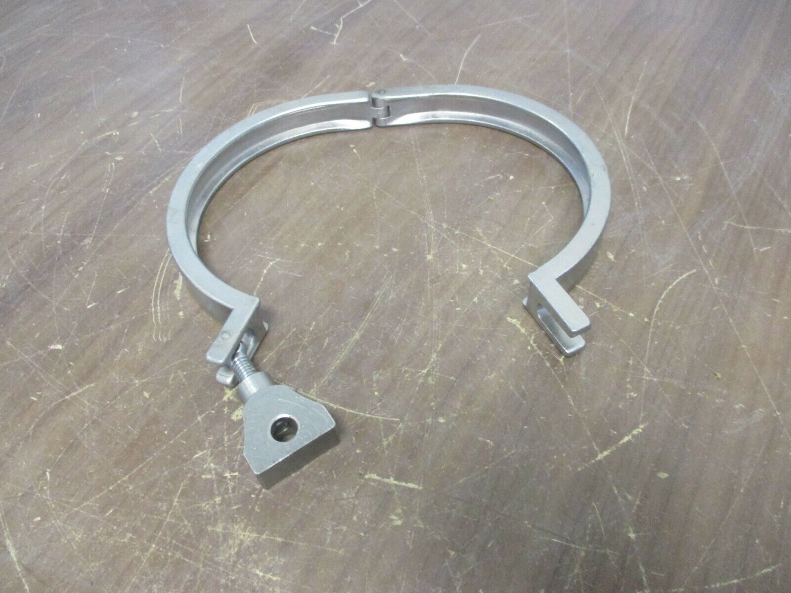 Misc. Brand Stainless Steel Sanitary Clamp Size: 5" Used